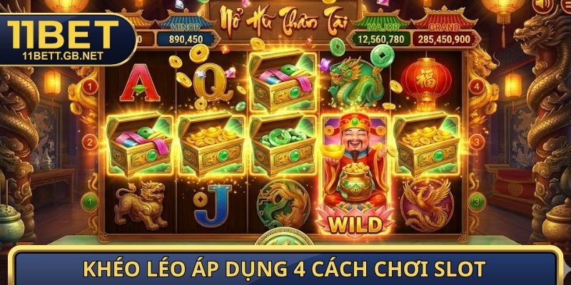 Nổ Hũ Thần Tài - Cách Săn Biểu Tượng Wild Và Bùng Nổ Jackpot 4 Khéo léo áp dụng 4 cách chơi slot