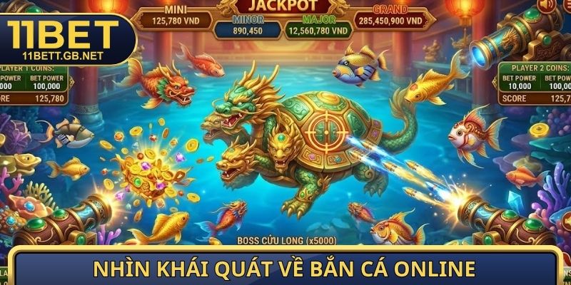 Bắn Cá Online - Kiểm Soát Hỏa Lực Cùng Mẹo Tích Xu Hiệu Quả 2 Nhìn khái quát về bắn cá online