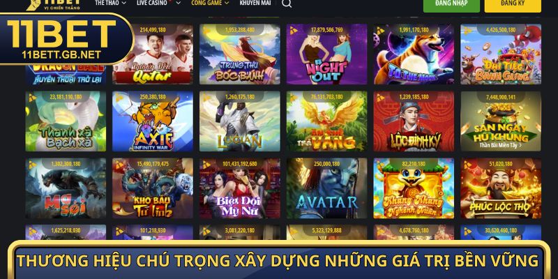 Giới Thiệu 11Bet | Khám Phá Nền Tảng Giải Trí Trực Tuyến #1 2 Thương hiệu chú trọng xây dựng những giá trị bền vững